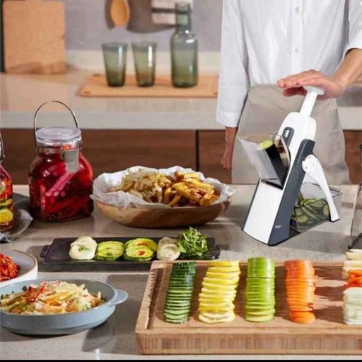 PICADOR Y REBANADOR DE FRUTAS Y VERDURAS MULTIUSOS